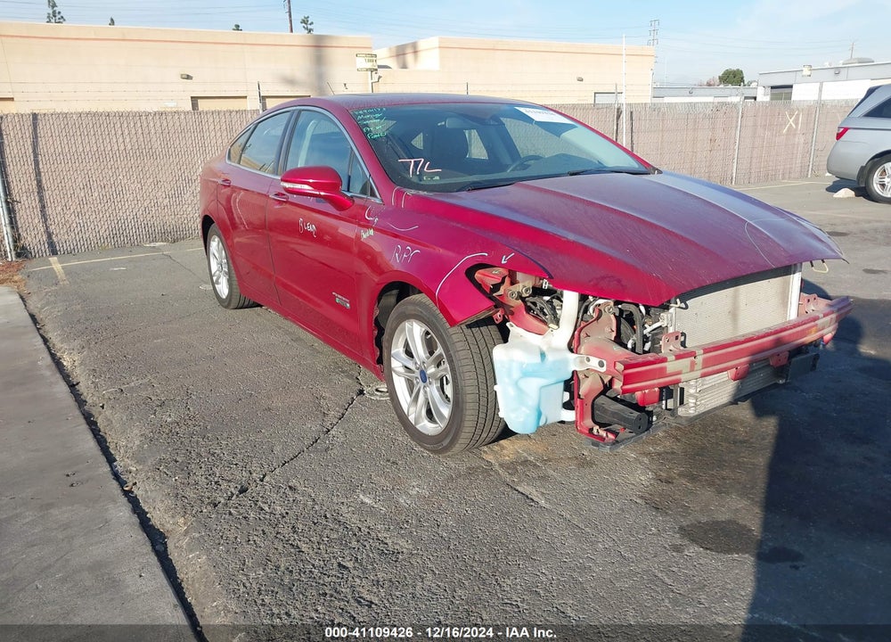 2016 FORD FUSION ENERGI TITANIUM VIN: 3FA6P0SUXGR320707