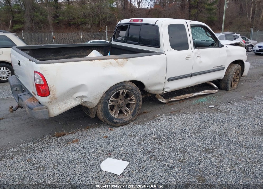 2005 TOYOTA TUNDRA SR5 V8 VIN: 5TBRT341X5S466518
