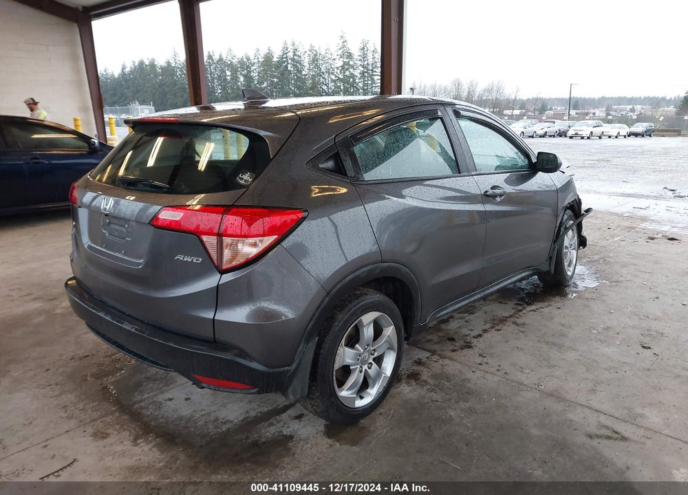 2016 HONDA HR-V LX VIN: 3CZRU6H3XGM717908