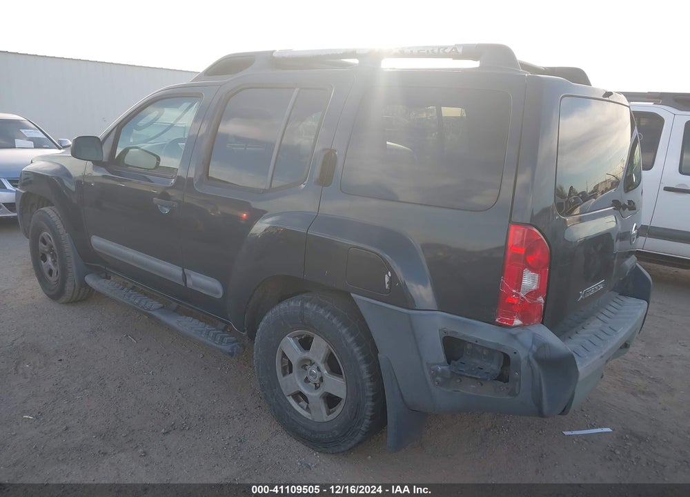 2005 NISSAN XTERRA S VIN: 5N1AN08U55C645368