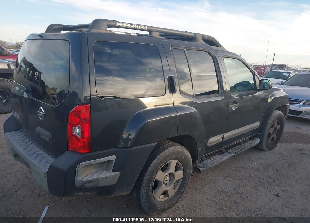 2005 NISSAN XTERRA S VIN: 5N1AN08U55C645368