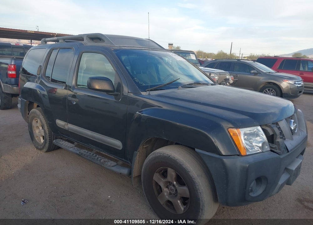 2005 NISSAN XTERRA S VIN: 5N1AN08U55C645368