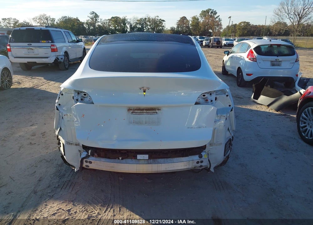 2021 TESLA MODEL Y LONG RANGE DUAL MOTOR ALL-WHEEL DRIVE VIN: 5YJYGDEE4MF259589