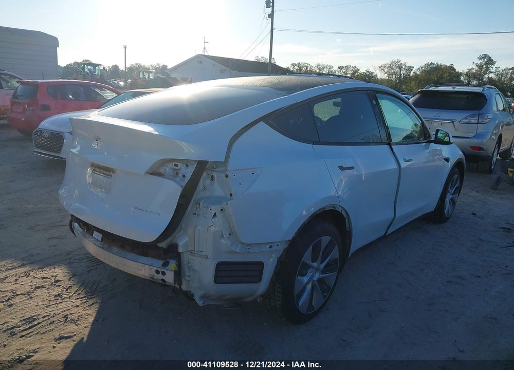 2021 TESLA MODEL Y LONG RANGE DUAL MOTOR ALL-WHEEL DRIVE VIN: 5YJYGDEE4MF259589