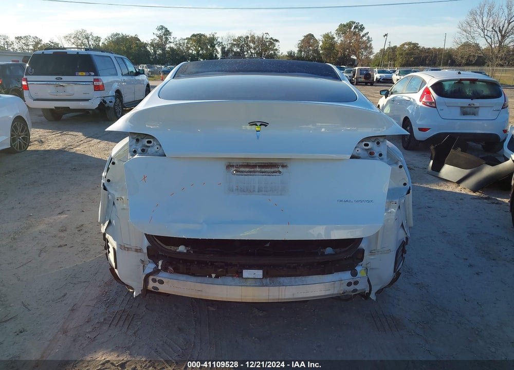 2021 TESLA MODEL Y LONG RANGE DUAL MOTOR ALL-WHEEL DRIVE VIN: 5YJYGDEE4MF259589