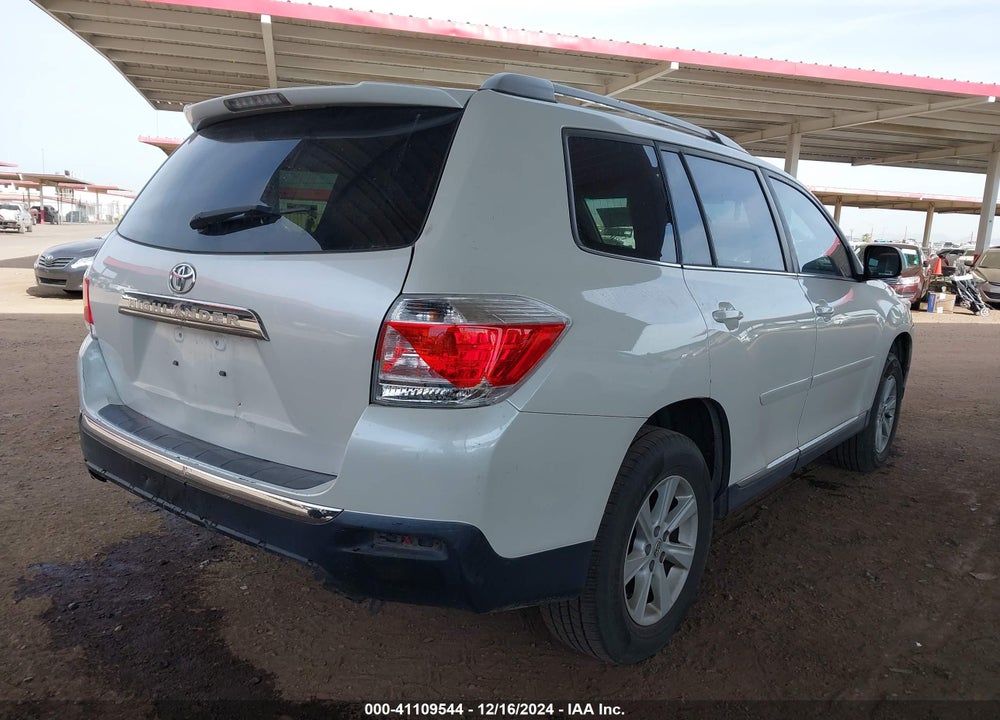 2013 TOYOTA HIGHLANDER VIN: 5TDZA3EH9DS040505
