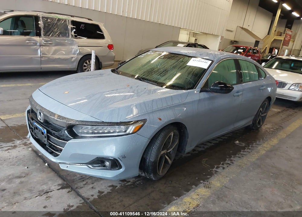 2022 HONDA ACCORD SPORT VIN: 1HGCV1F3XNA044788