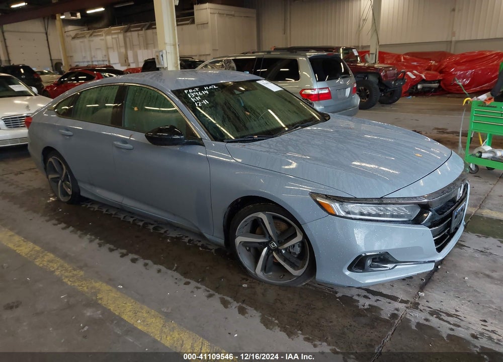 2022 HONDA ACCORD SPORT VIN: 1HGCV1F3XNA044788