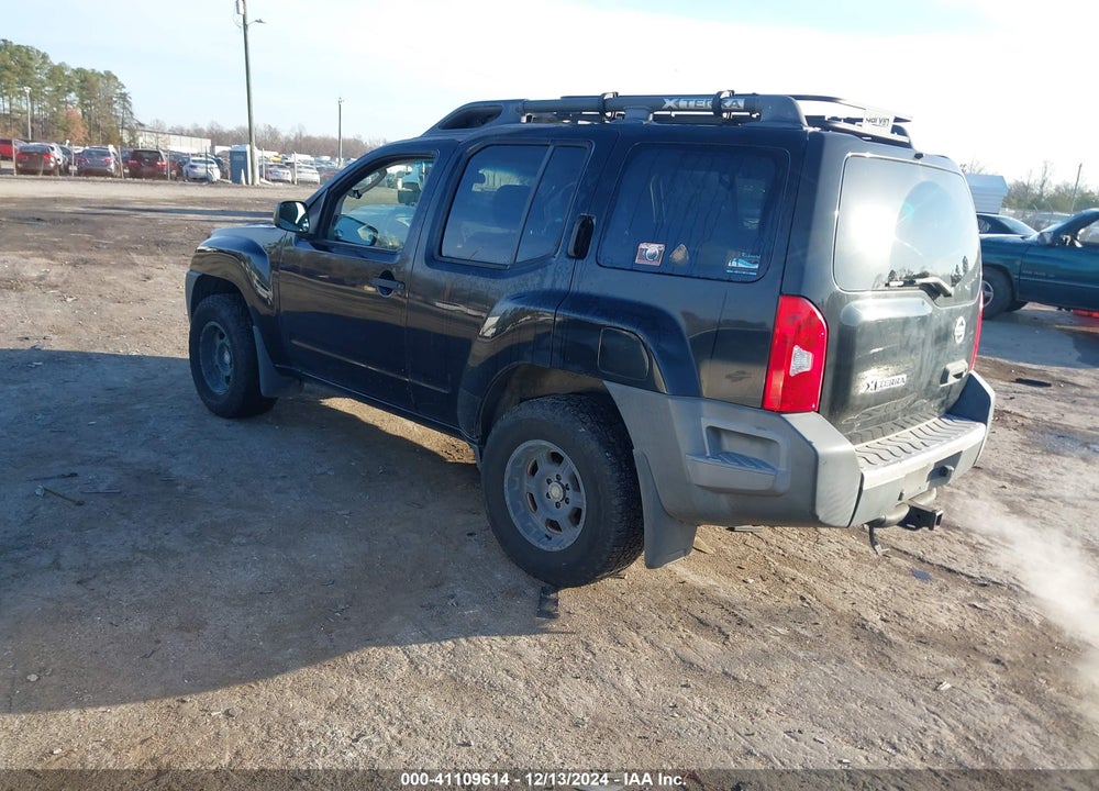 2007 NISSAN XTERRA X VIN: 5N1AN08W67C513269