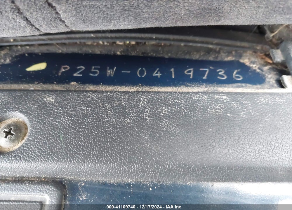 1990 MITS DELICA EXCEED RHD TU VIN: 000000P25W0419736