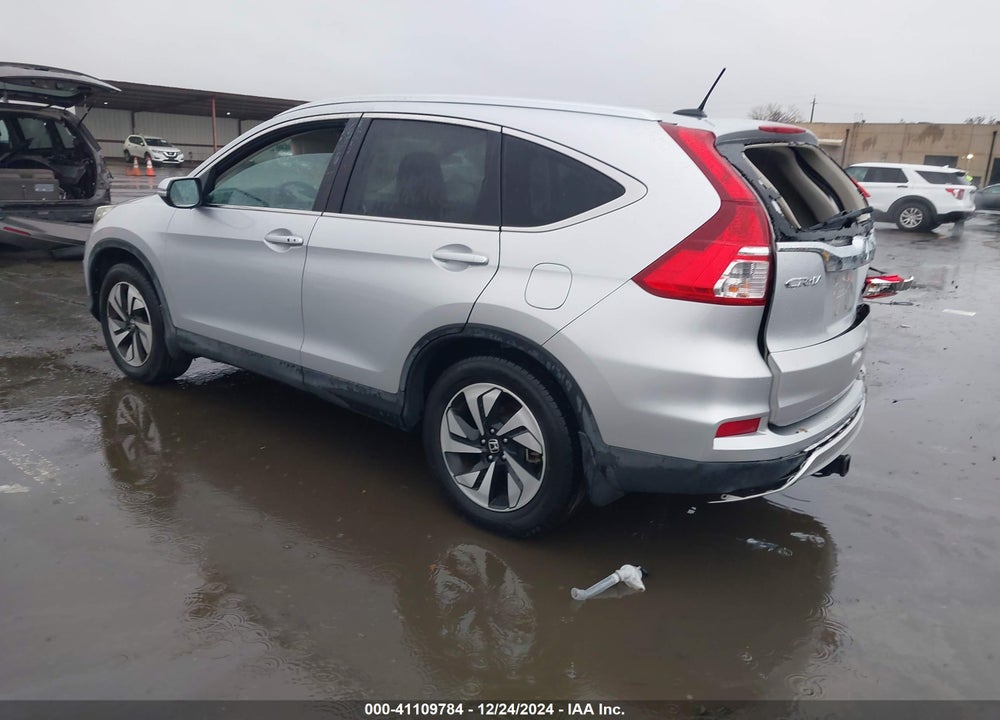 2015 HONDA CR-V TOURING VIN: 5J6RM4H9XFL067812