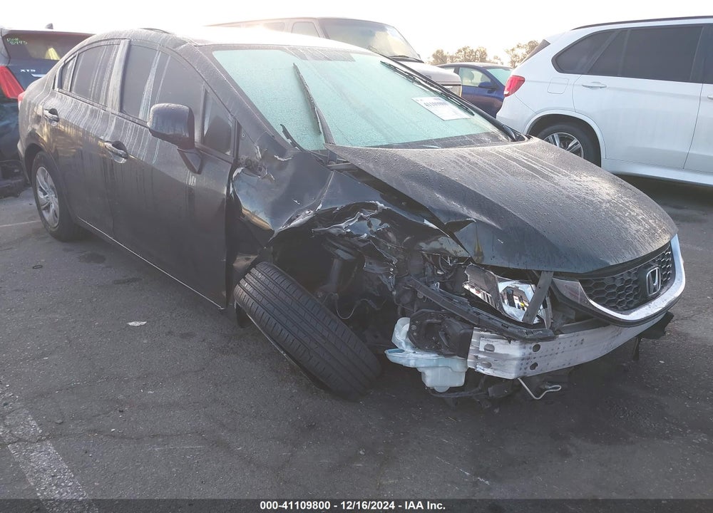 2013 HONDA CIVIC LX VIN: 19XFB2F50DE279076