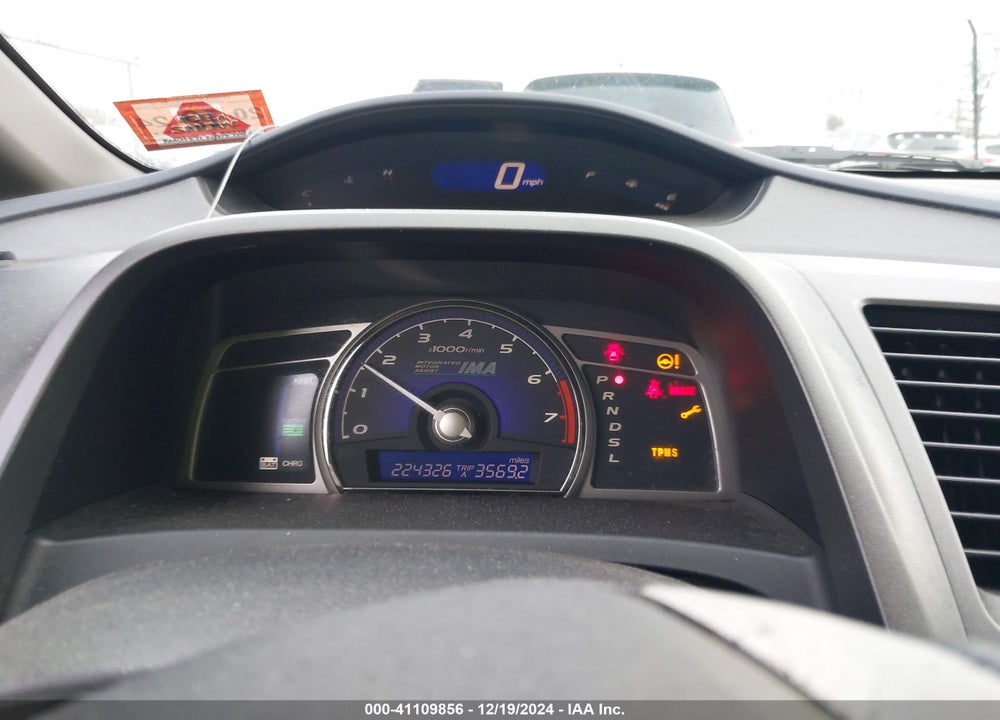 2010 HONDA CIVIC HYBRID VIN: JHMFA3F28AS003069