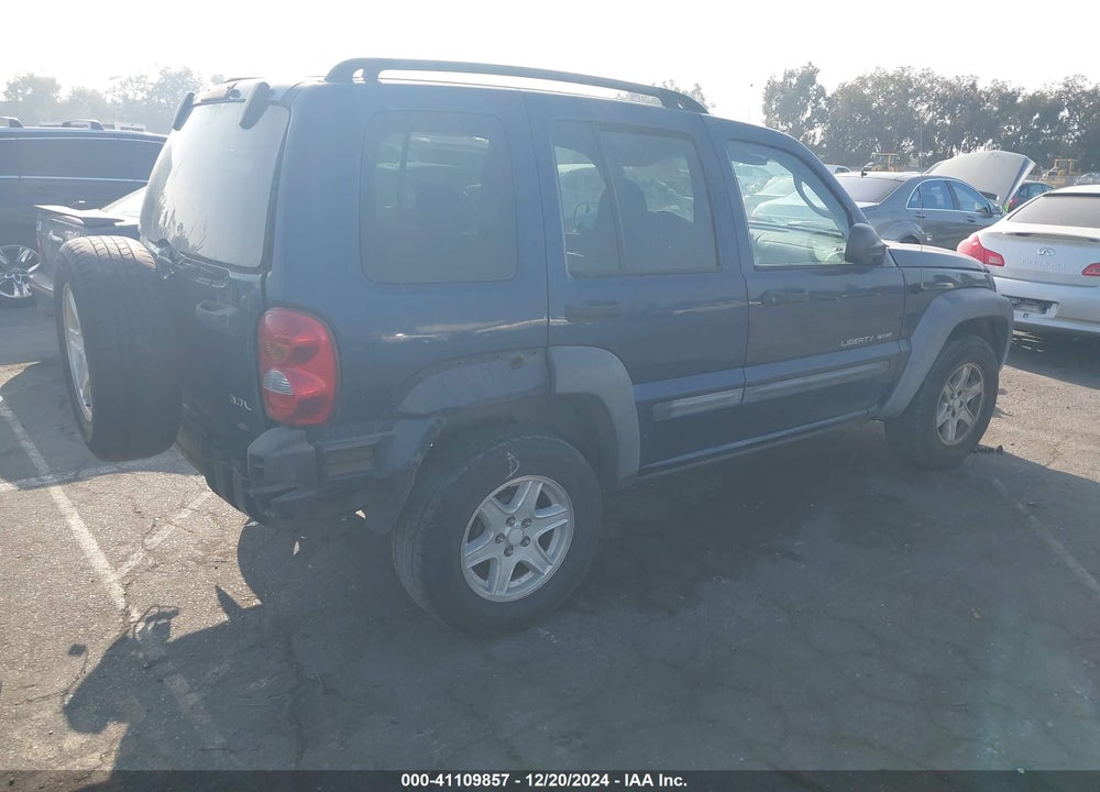 2002 JEEP LIBERTY SPORT VIN: 1J4GK48K52W313447