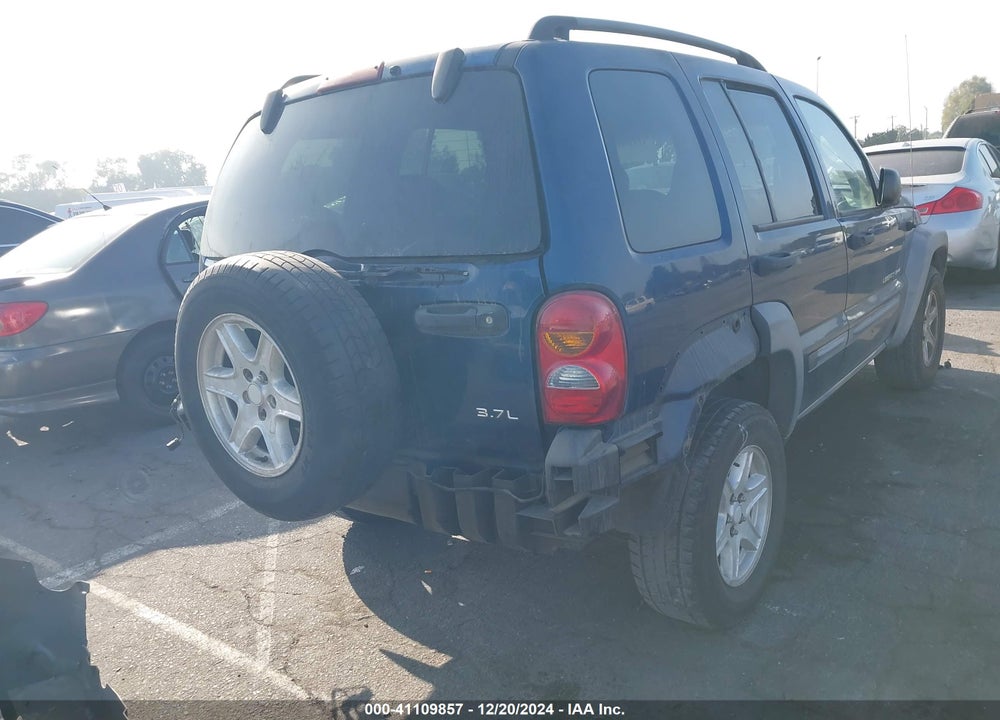 2002 JEEP LIBERTY SPORT VIN: 1J4GK48K52W313447