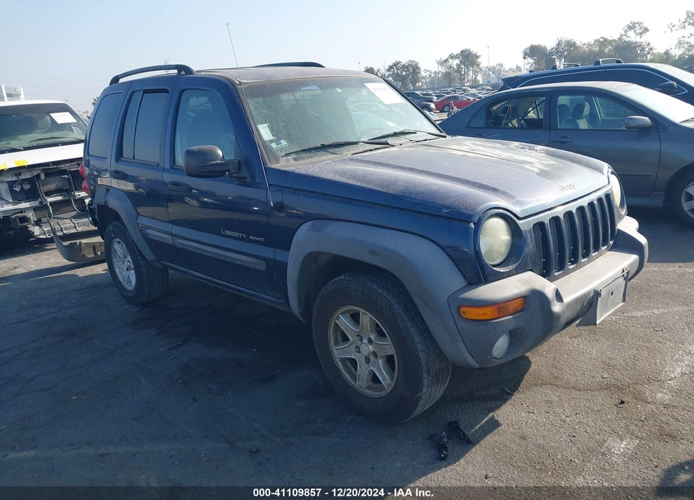 2002 JEEP LIBERTY SPORT VIN: 1J4GK48K52W313447