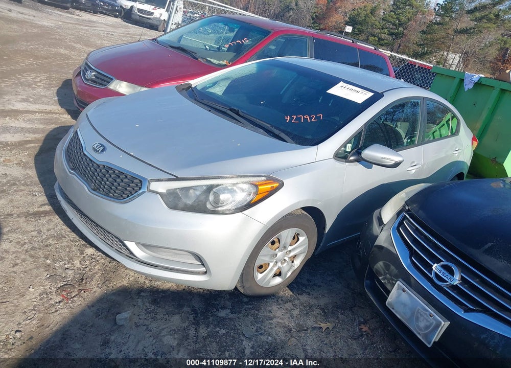 2015 KIA FORTE VIN: KNAFX4A67F5427927