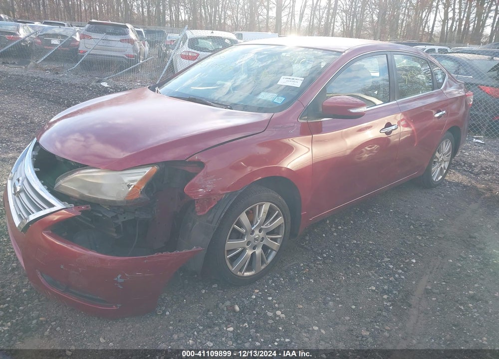 2014 NISSAN SENTRA SL VIN: 3N1AB7AP3EY281956