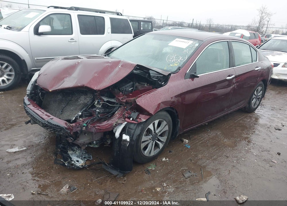 2013 HONDA ACCORD LX VIN: 1HGCR2F32DA069144