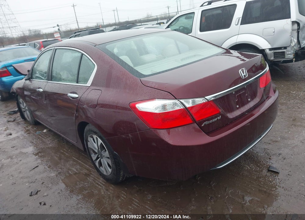 2013 HONDA ACCORD LX VIN: 1HGCR2F32DA069144