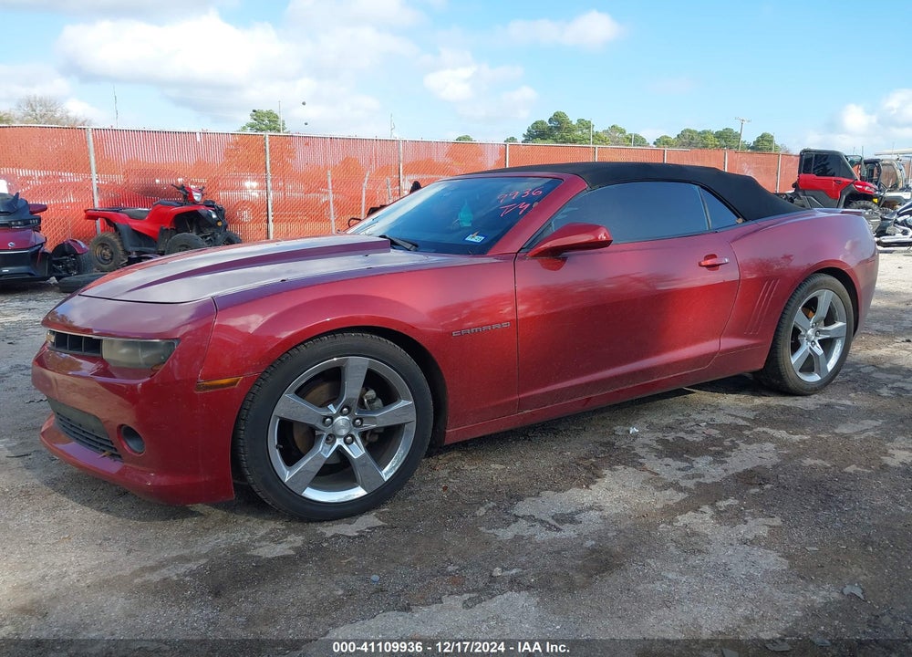 2015 CHEVROLET CAMARO 2LT VIN: 2G1FF3D37F9275788