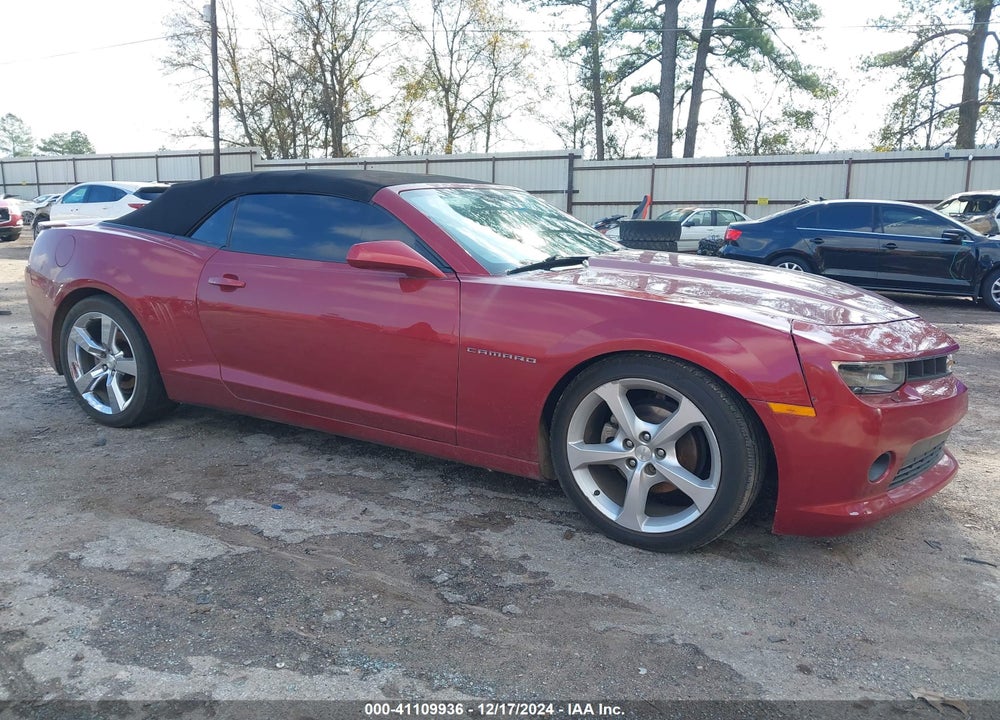 2015 CHEVROLET CAMARO 2LT VIN: 2G1FF3D37F9275788