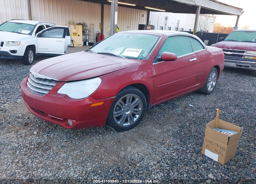 2008 CHRYSLER SEBRING LIMITED VIN: 1C3LC65M78N692876