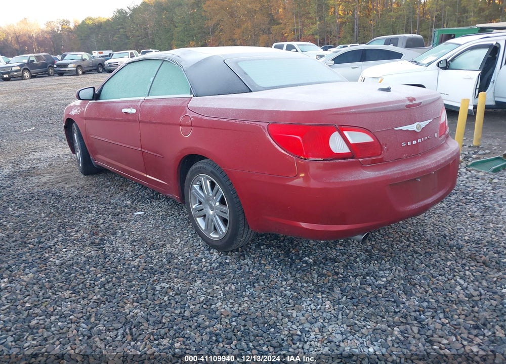 2008 CHRYSLER SEBRING LIMITED VIN: 1C3LC65M78N692876