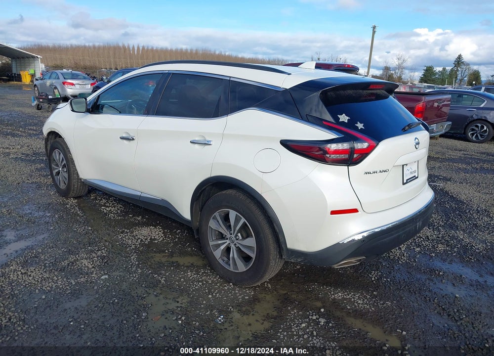 2021 NISSAN MURANO SV INTELLIGENT AWD VIN: 5N1AZ2BS3MC125028