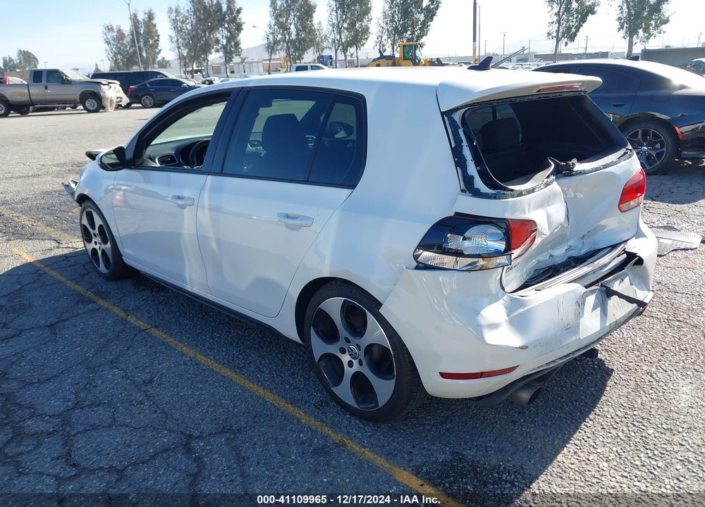 2012 VOLKSWAGEN GTI VIN: WVWHV7AJ4CW267115
