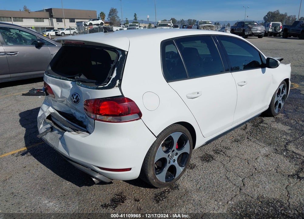 2012 VOLKSWAGEN GTI VIN: WVWHV7AJ4CW267115