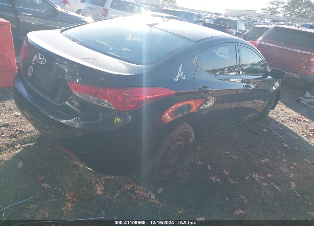 2013 HYUNDAI ELANTRA GLS VIN: 5NPDH4AE4DH224392