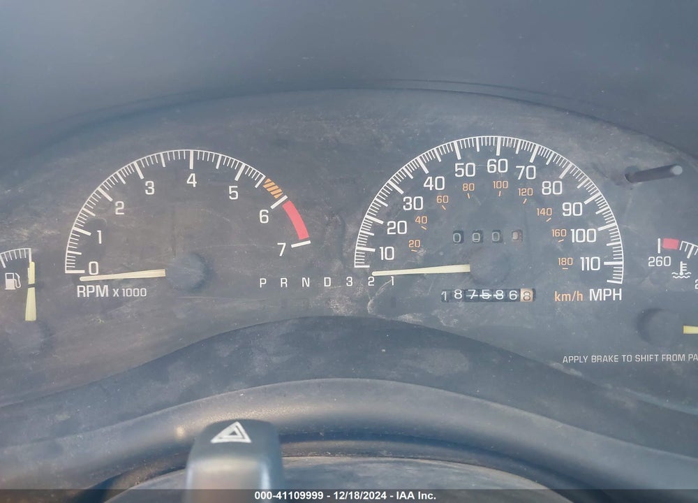 2001 PONTIAC GRAND PRIX GT VIN: 1G2WP12K31F218642