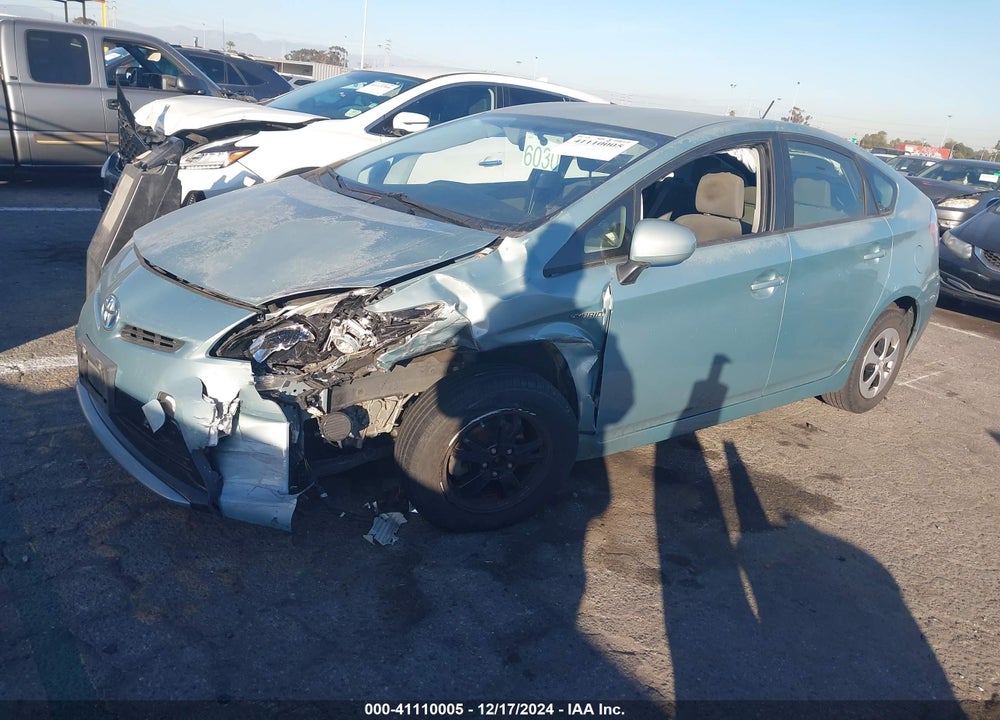 2013 TOYOTA PRIUS THREE VIN: JTDKN3DU1D1684615