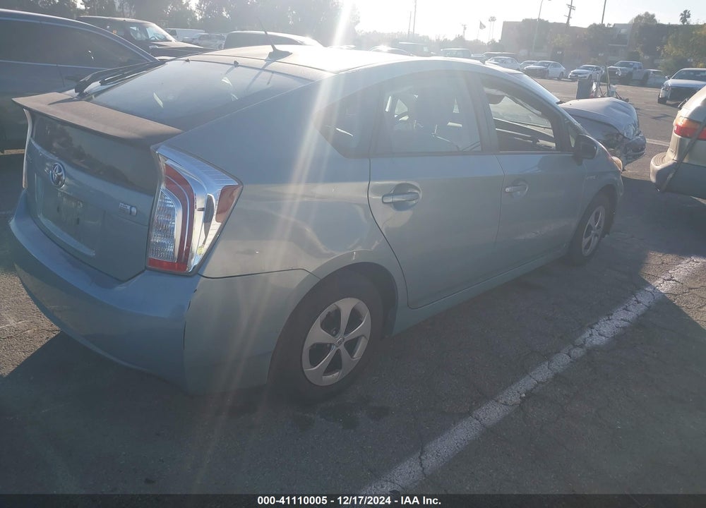 2013 TOYOTA PRIUS THREE VIN: JTDKN3DU1D1684615