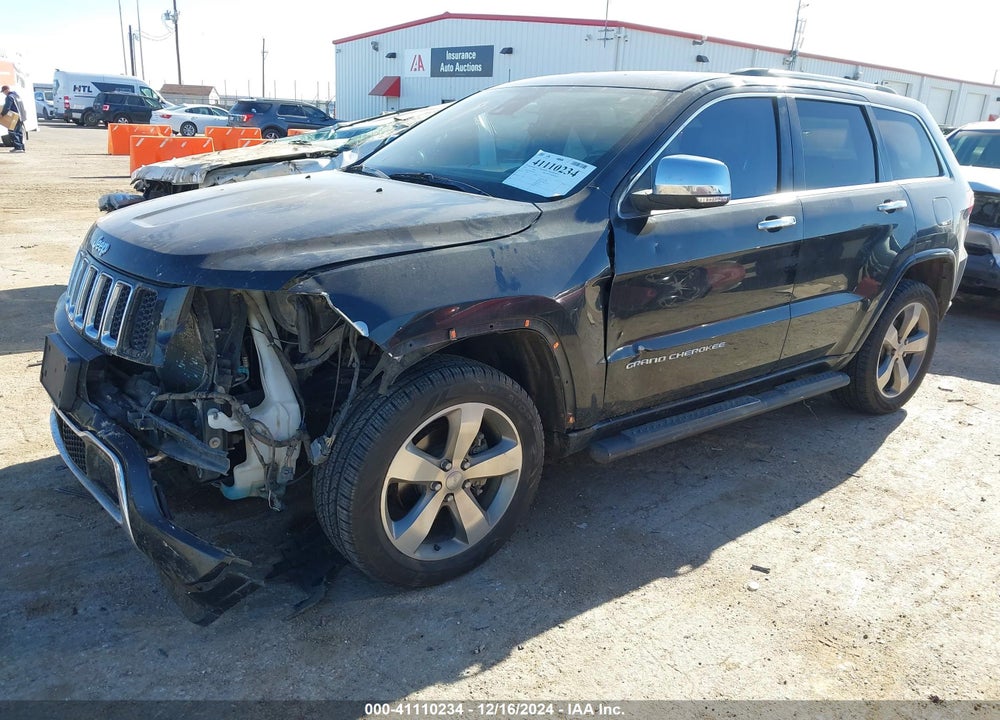 2014 JEEP GRAND CHEROKEE OVERLAND VIN: 1C4RJFCG0EC239022
