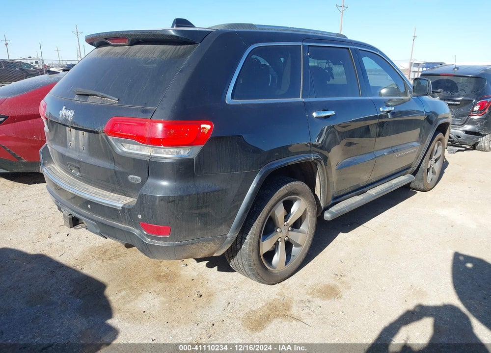 2014 JEEP GRAND CHEROKEE OVERLAND VIN: 1C4RJFCG0EC239022