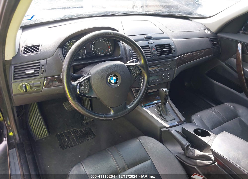 2007 BMW X3 3.0SI VIN: WBXPC93477WF22677