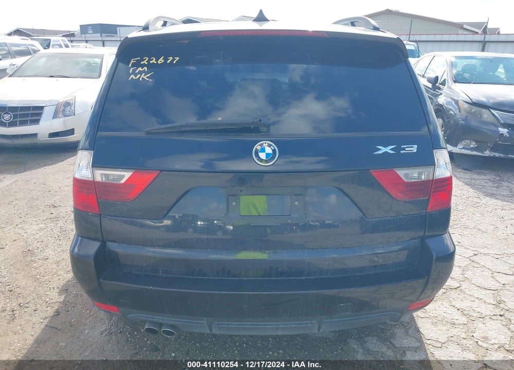 2007 BMW X3 3.0SI VIN: WBXPC93477WF22677
