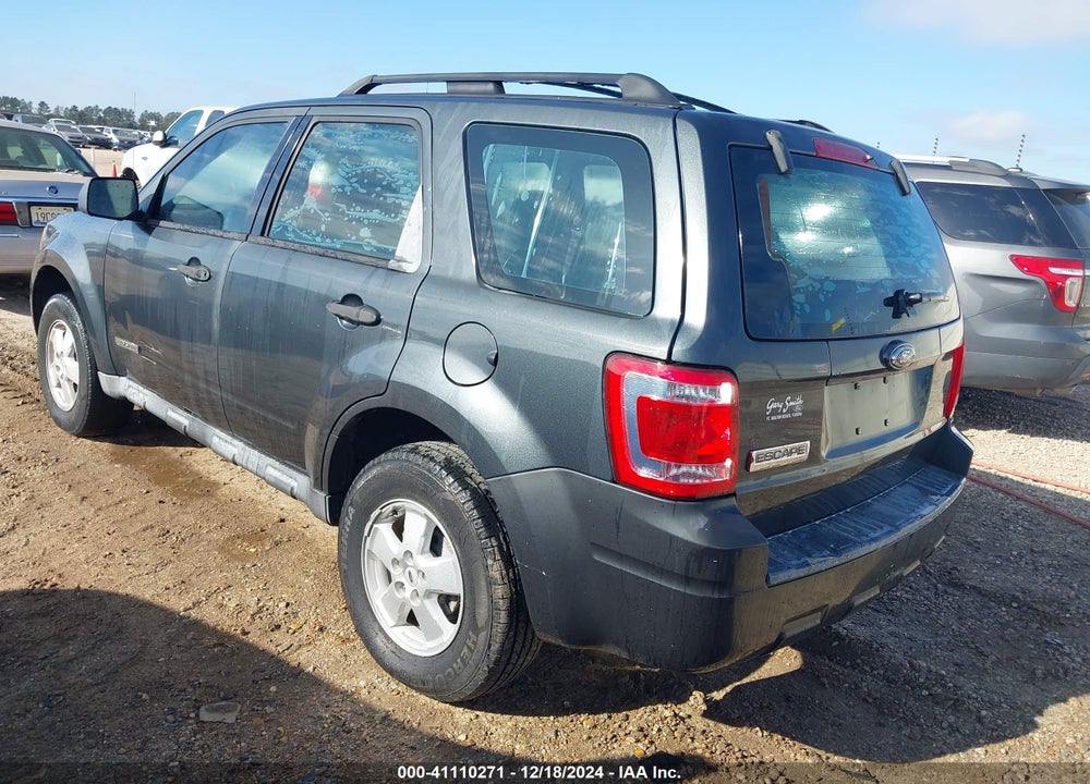 2008 FORD ESCAPE XLS/XLS MANUAL VIN: 1FMCU02Z88KD84893