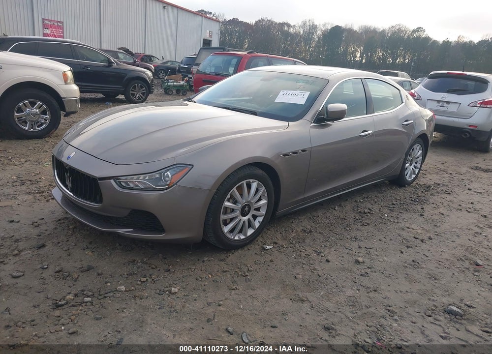 2014 MASERATI GHIBLI VIN: ZAM57XSA9E1082923