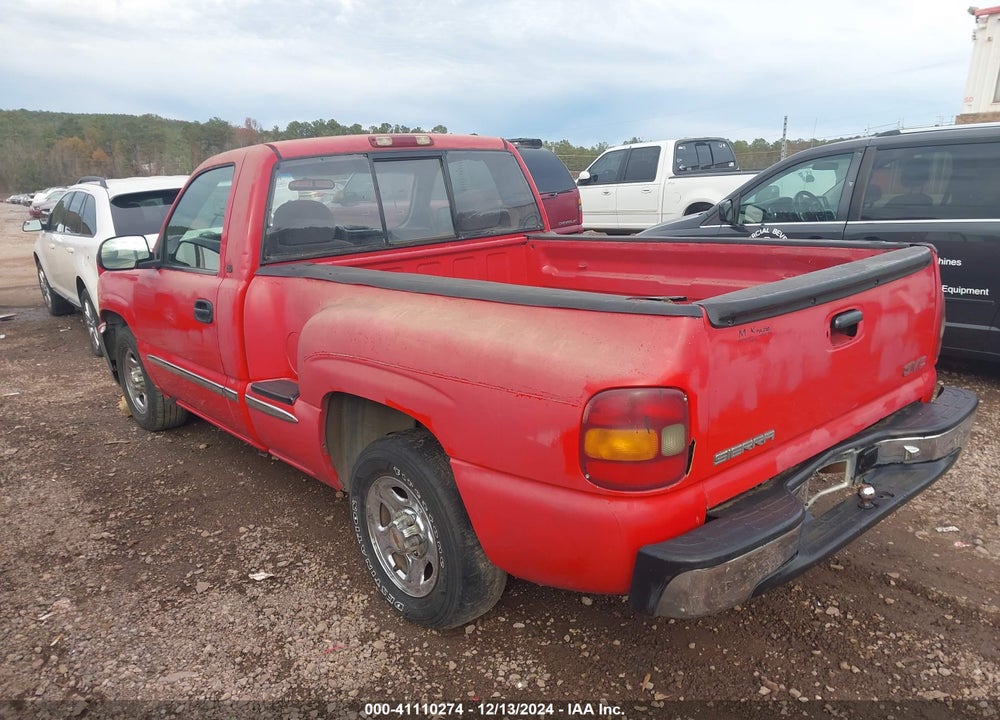 1999 GMC SIERRA 1500 SLE VIN: 1GTEC14V1XZ522375