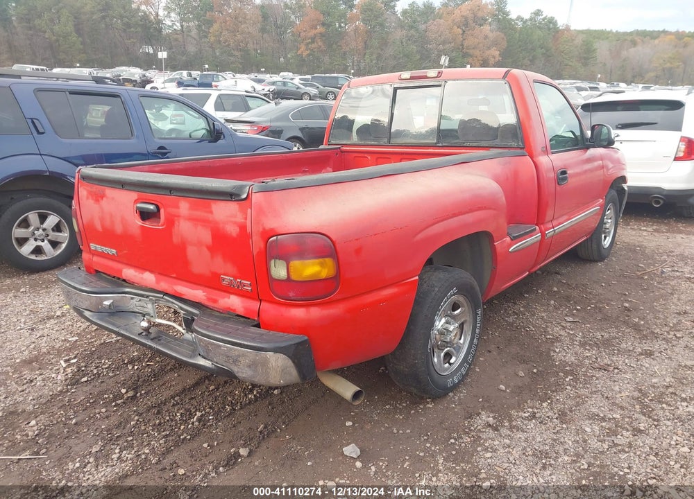 1999 GMC SIERRA 1500 SLE VIN: 1GTEC14V1XZ522375