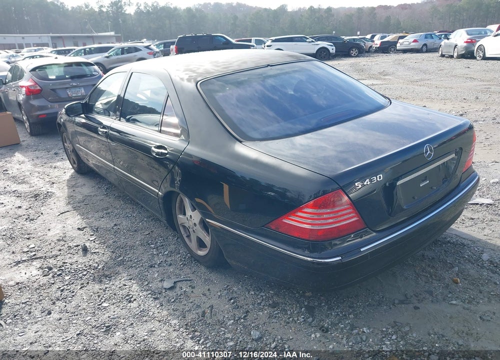 2004 MERCEDES-BENZ S 430 VIN: WDBNG70J04A398537