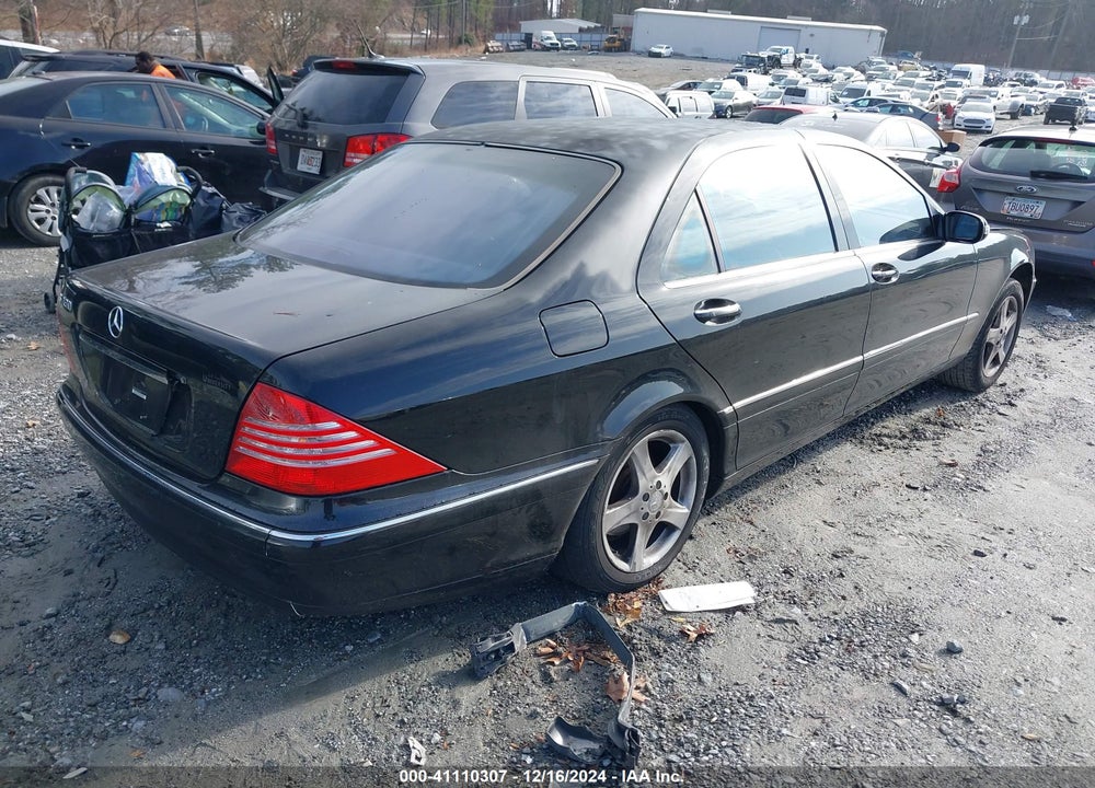 2004 MERCEDES-BENZ S 430 VIN: WDBNG70J04A398537