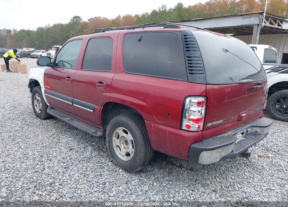 2001 CHEVROLET TAHOE LT VIN: 1GNEK13T01R189068