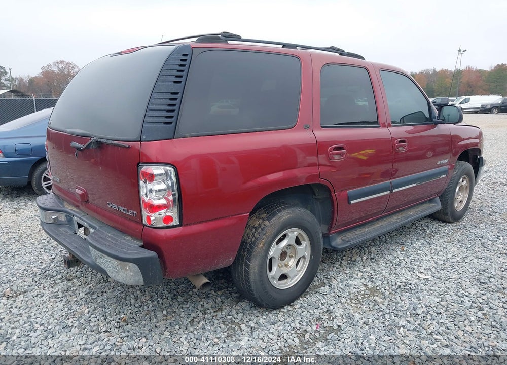 2001 CHEVROLET TAHOE LT VIN: 1GNEK13T01R189068