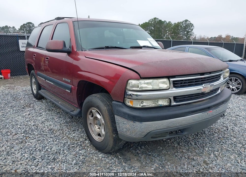 2001 CHEVROLET TAHOE LT VIN: 1GNEK13T01R189068