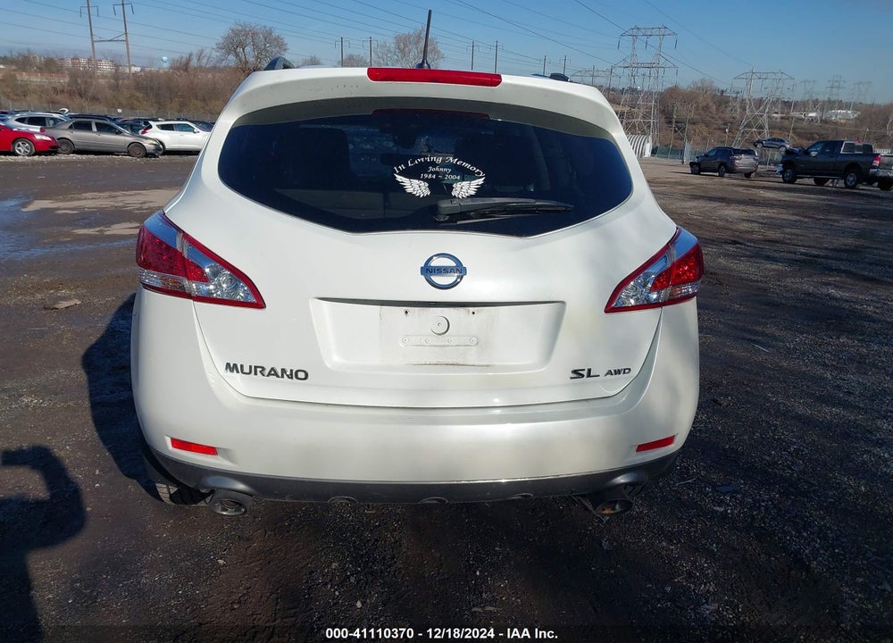 2014 NISSAN MURANO SL VIN: JN8AZ1MWXEW521024