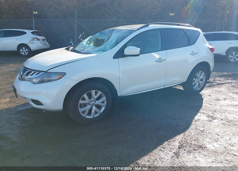 2014 NISSAN MURANO SL VIN: JN8AZ1MWXEW521024